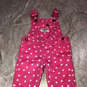 Oshkosh pink overalls